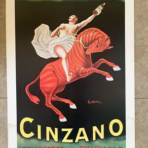 Cinzano Vermouth Torino poster